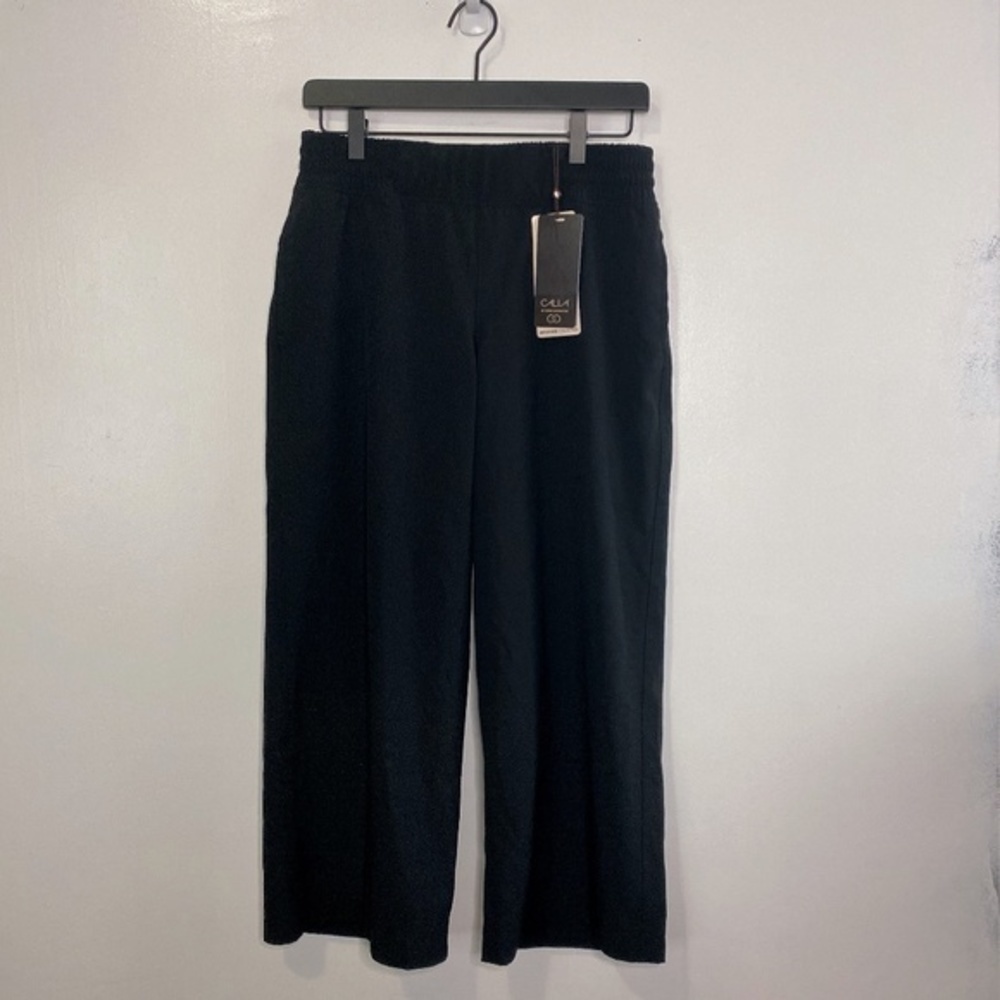 NWT Calia by Carrie Underwood Mid Rise Crop Jogger Pants Black S‎ - Picture 2 of 9
